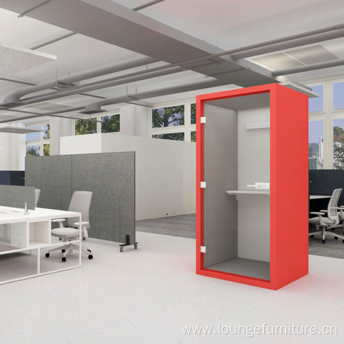 Soundproof Booth Acoustic Meeting Pod High Tech Glass